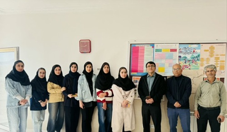 بازدید دانشجویان بهداشت عمومی  از مرکز خدمات جامع سلامت خنامان