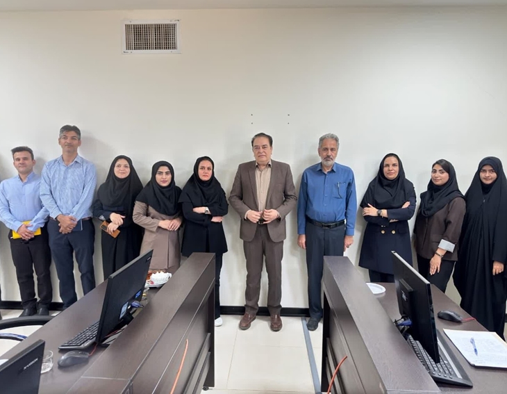 برگزاری دفاع پایان نامه سرکار خانم فرخنده همتی